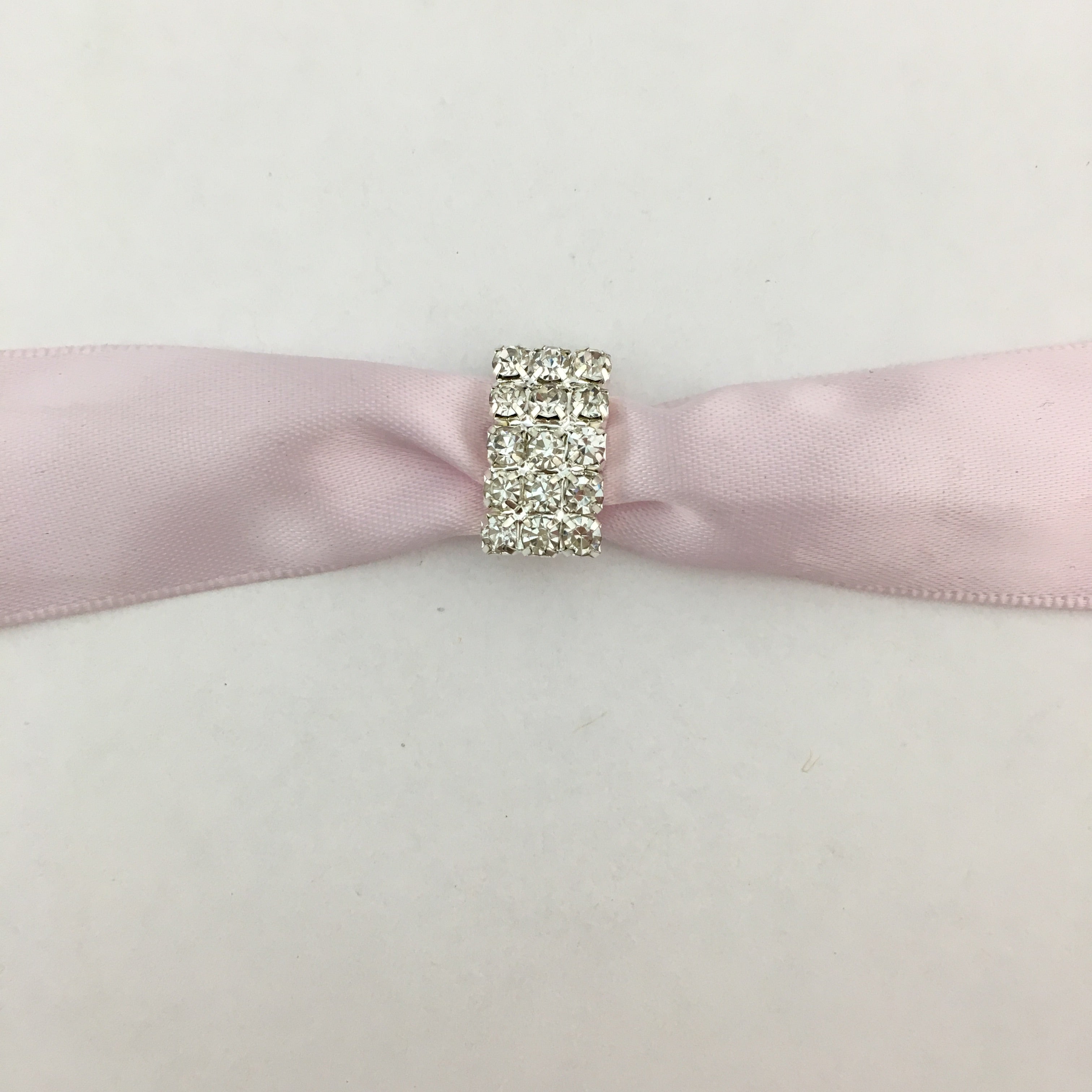Silver Rectangle Invitation Buckle Embellishments | Bellaire Wholesale