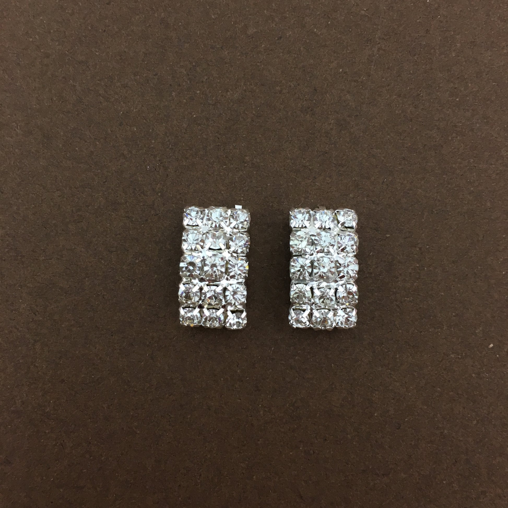 Silver Rectangle Invitation Buckle Embellishments | Bellaire Wholesale