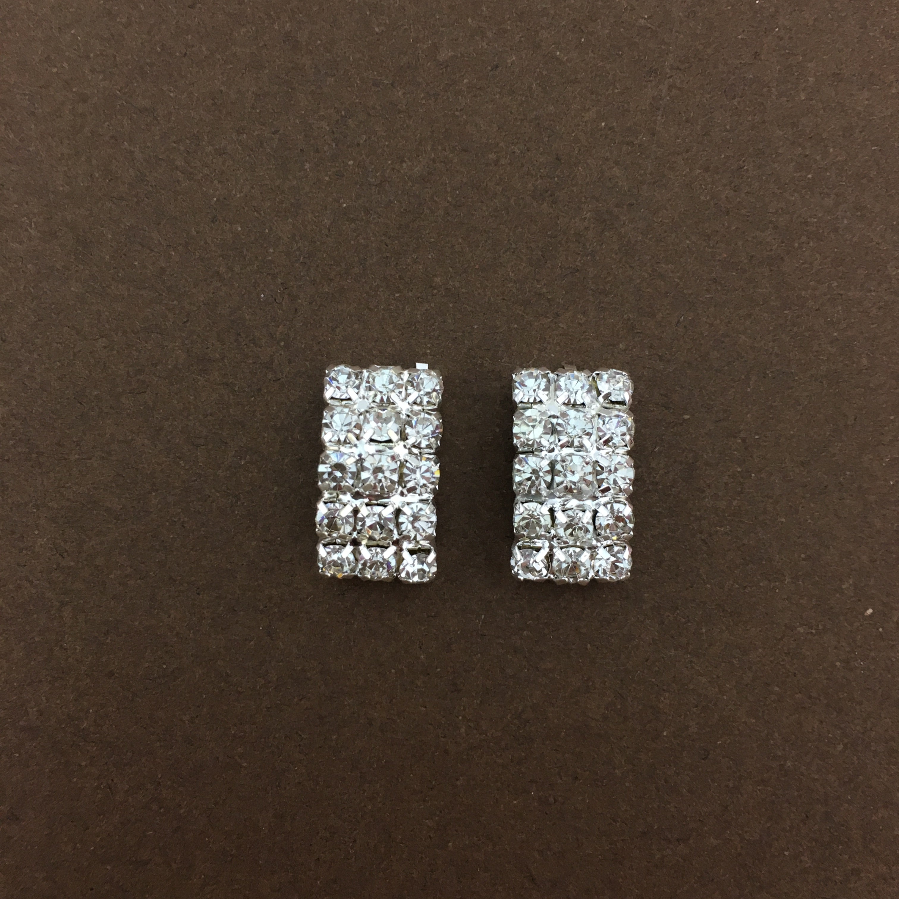 Silver Rectangle Invitation Buckle Embellishments | Bellaire Wholesale