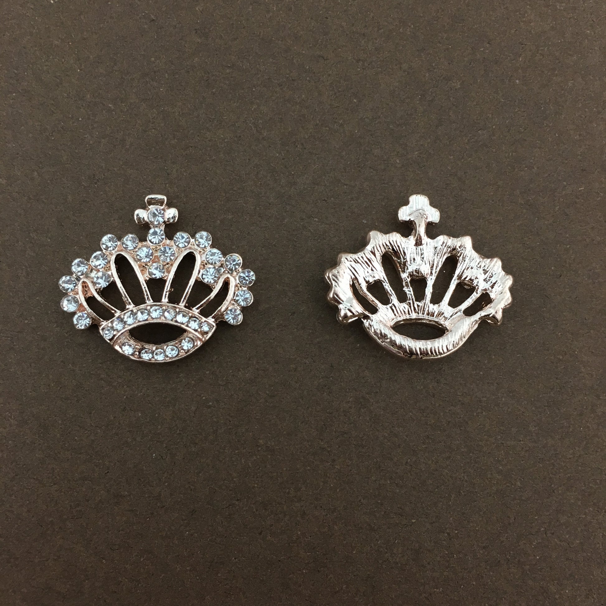Rose Gold Crown Invitation Buckle Embellishments | Bellaire Wholesale