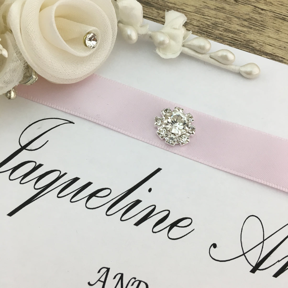 Silver Round Invitation Buckle Embellishments | Bellaire Wholesale