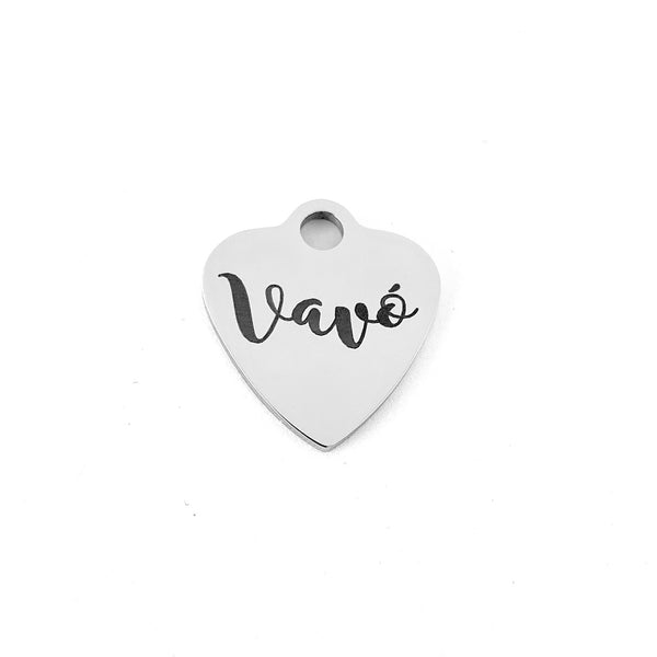 Vavó (Grandma in Portuguese) Personalized Charm | Bellaire Wholesale