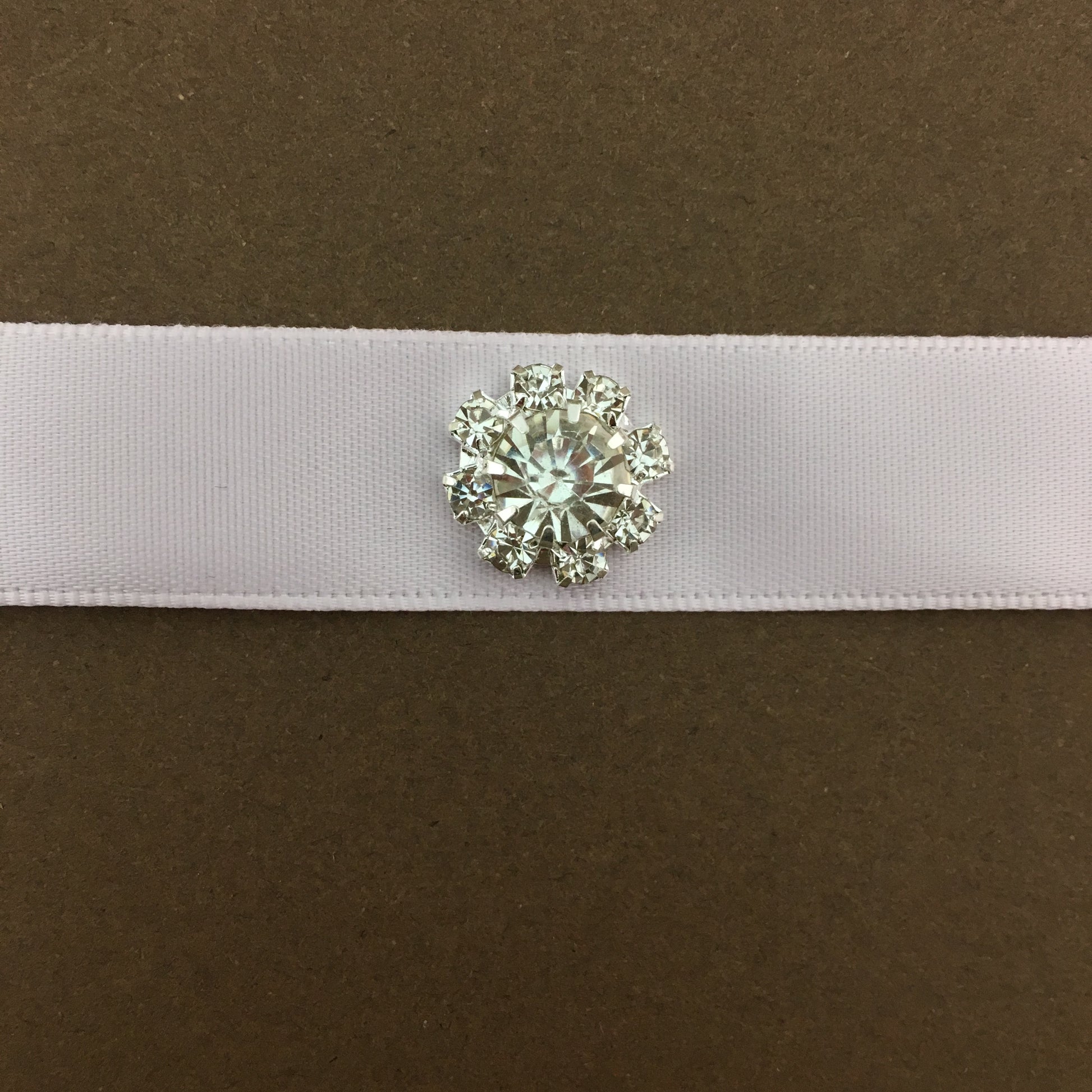 Silver Round Invitation Buckle Embellishments | Bellaire Wholesale