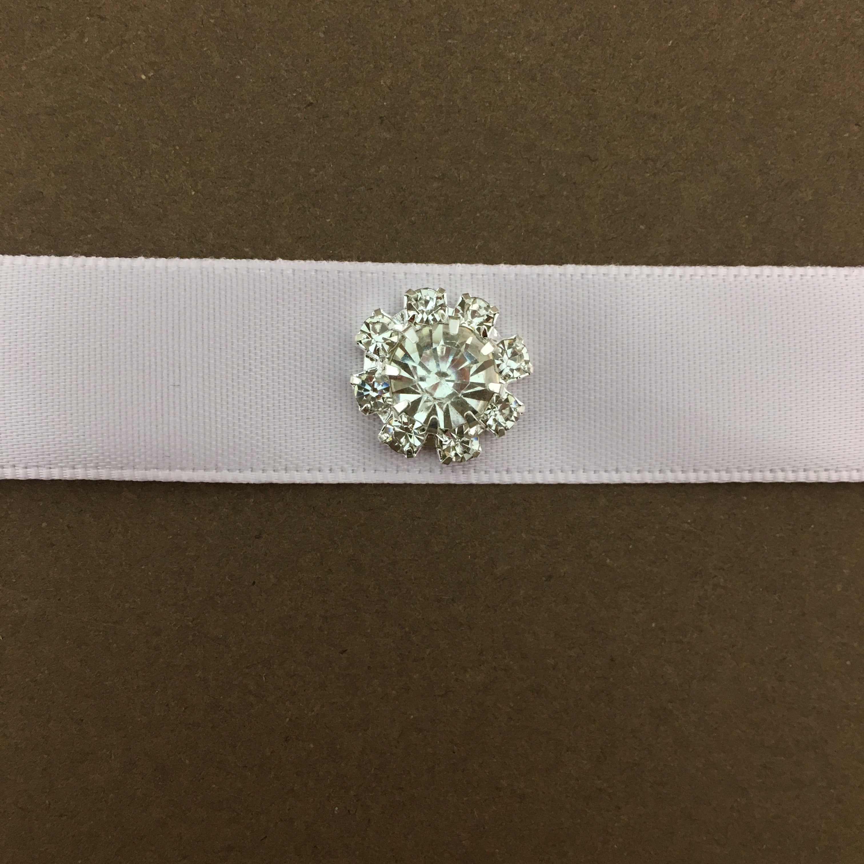 Silver Round Invitation Buckle Embellishments | Bellaire Wholesale