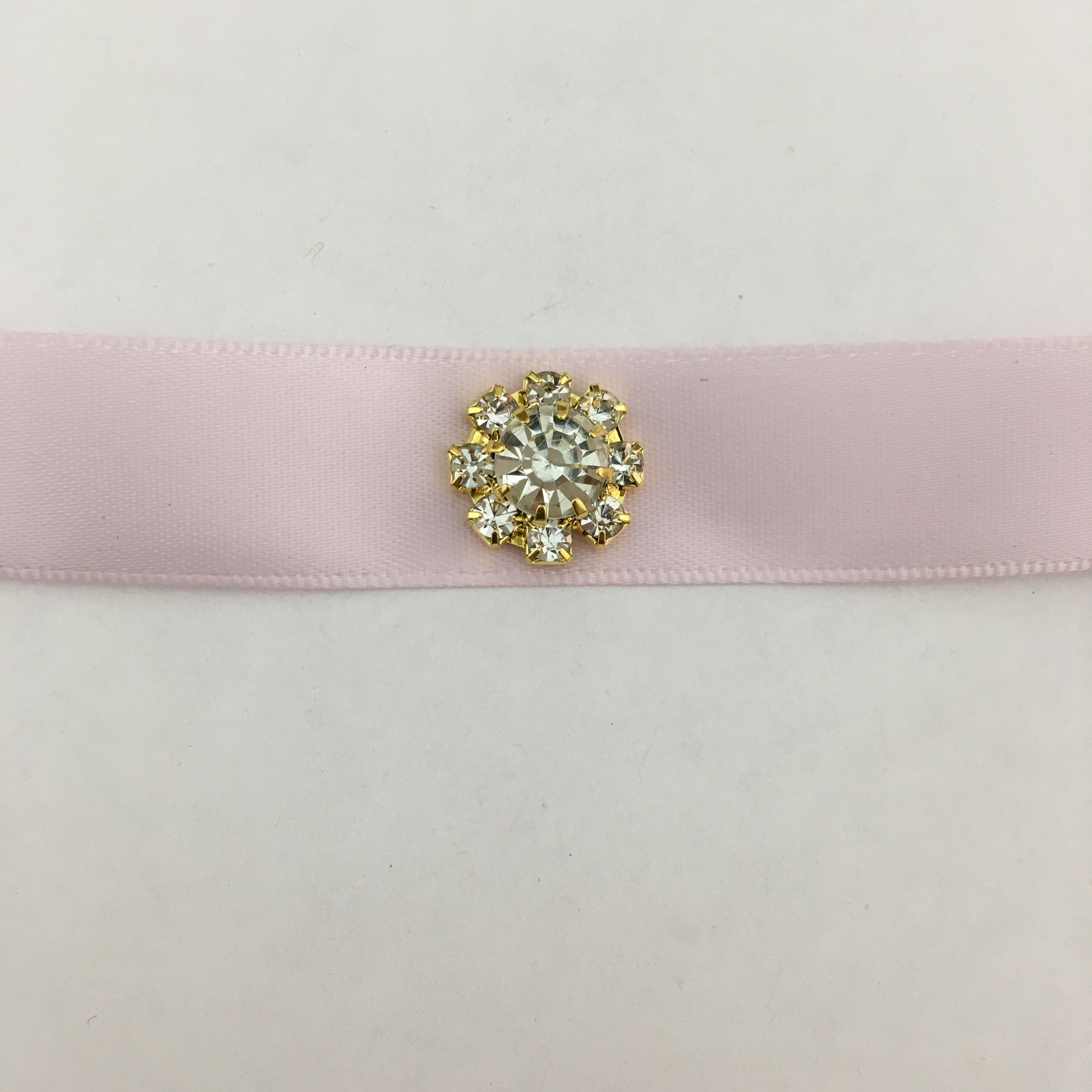 Gold Round Invitation Buckle Embellishments | Bellaire Wholesale
