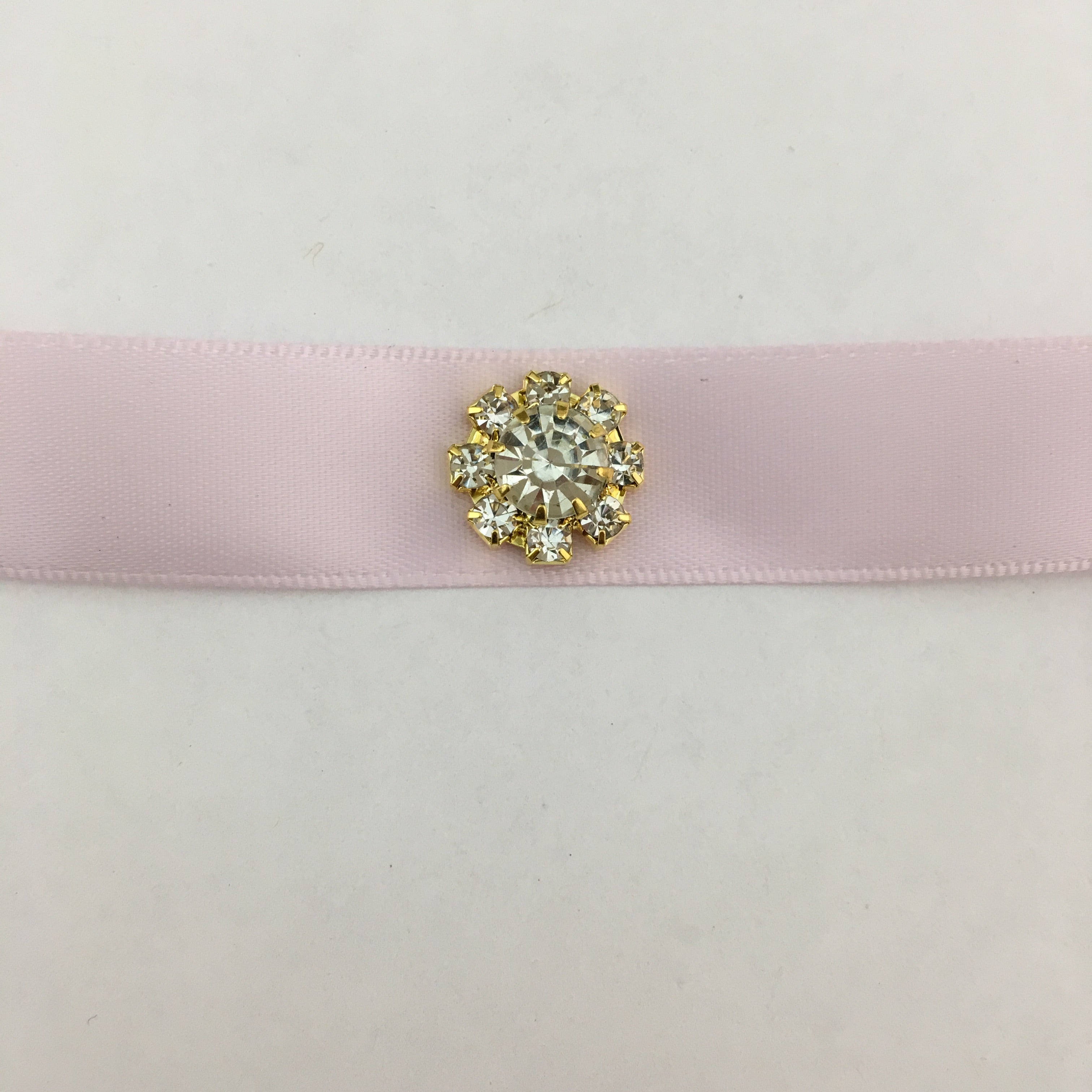 Gold Round Invitation Buckle Embellishments | Bellaire Wholesale