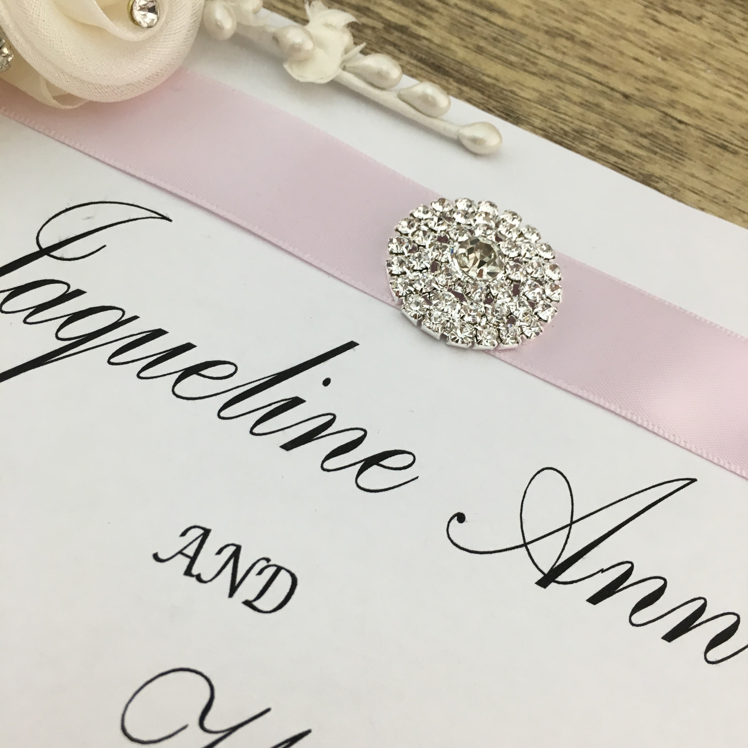 Silver Round Invitation Buckle Embellishments | Bellaire Wholesale