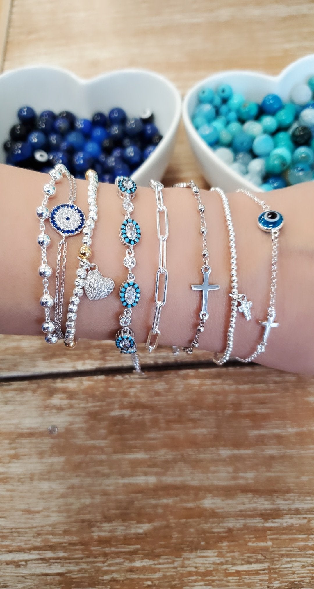 Evil Eye Sterling Silver Bracelet | Bellaire Wholesale