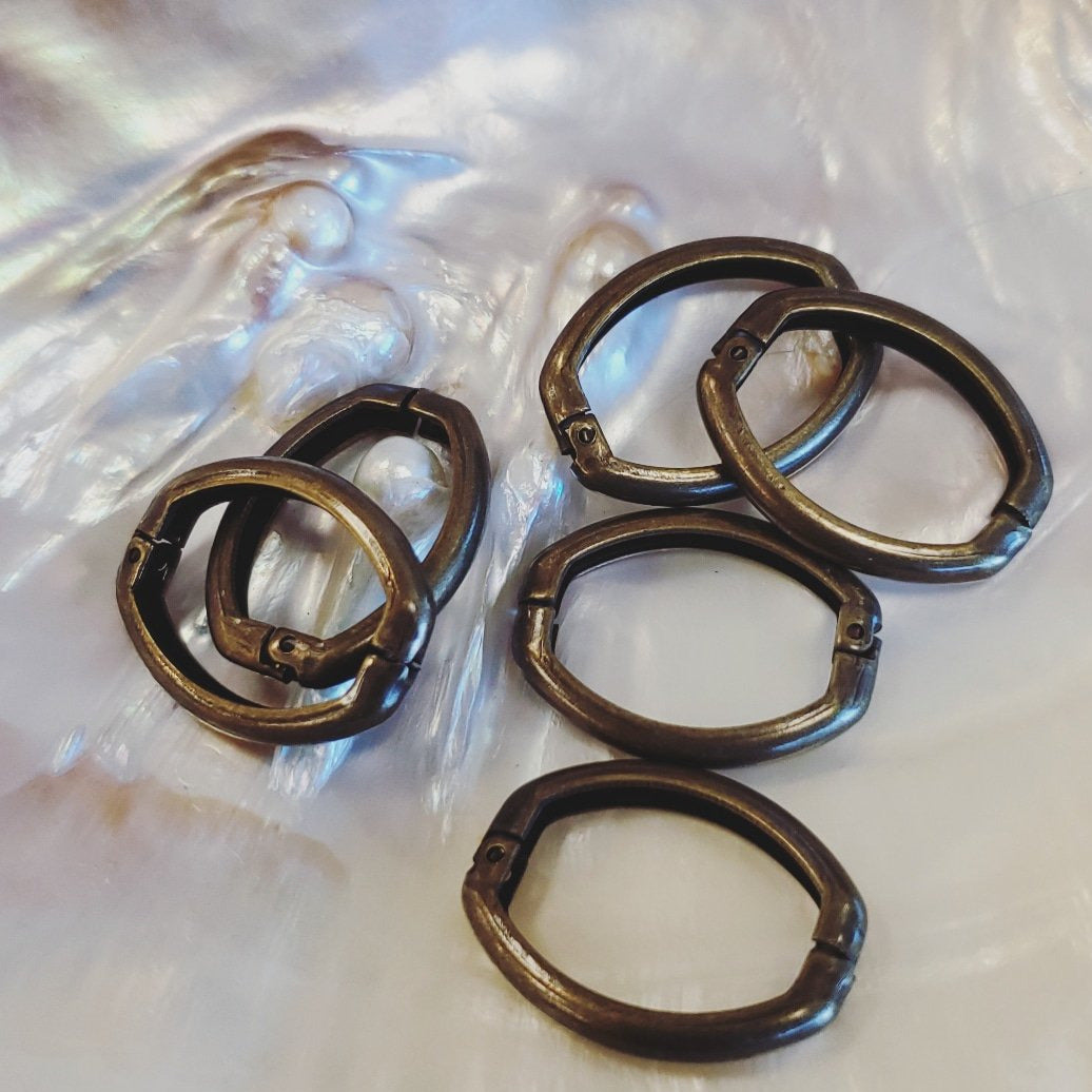 10 Big Oval Clasps | Bellaire Wholesale