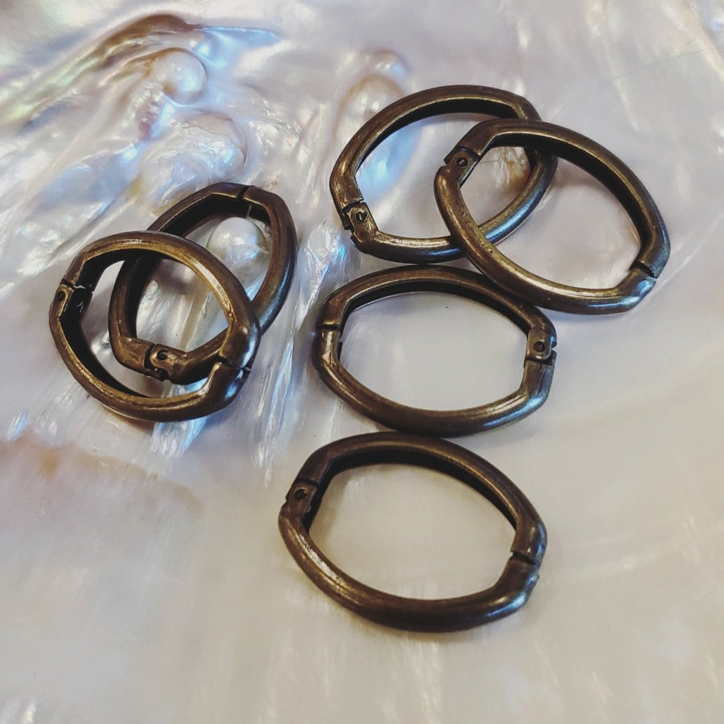 10 Big Oval Clasps | Bellaire Wholesale