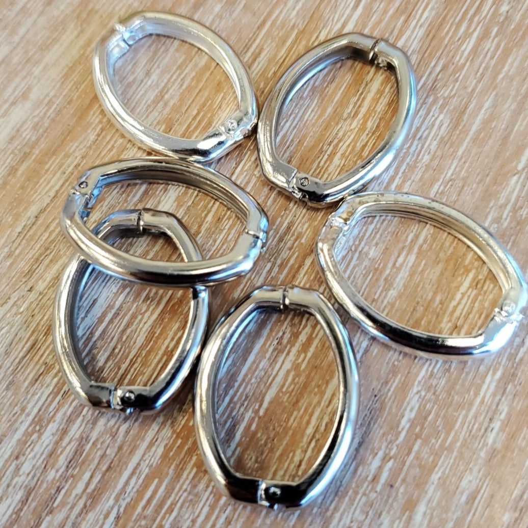 10 Big Oval Clasps | Bellaire Wholesale