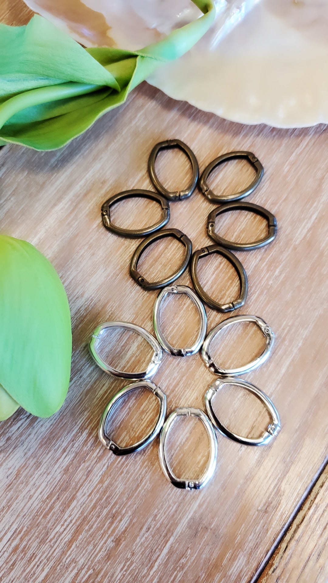 10 Big Oval Clasps | Bellaire Wholesale