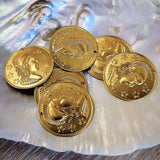 Coin Charm, Alumunium Coin Charm, Big Coin