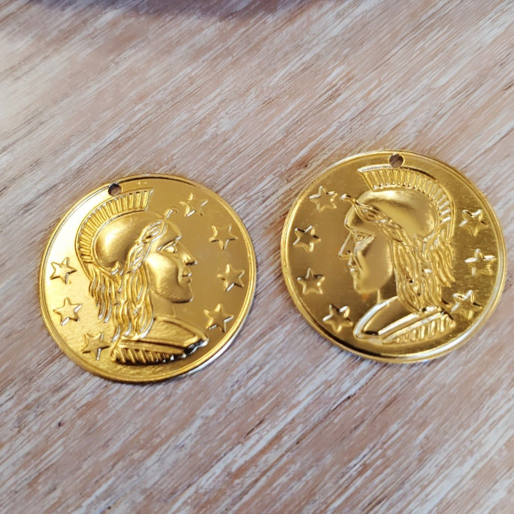 Coin Charm, Alumunium Coin Charm, Big Coin