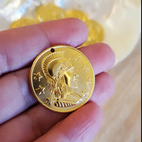 Coin Charm, Alumunium Coin Charm, Big Coin