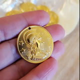 Coin Charm, Alumunium Coin Charm, Big Coin