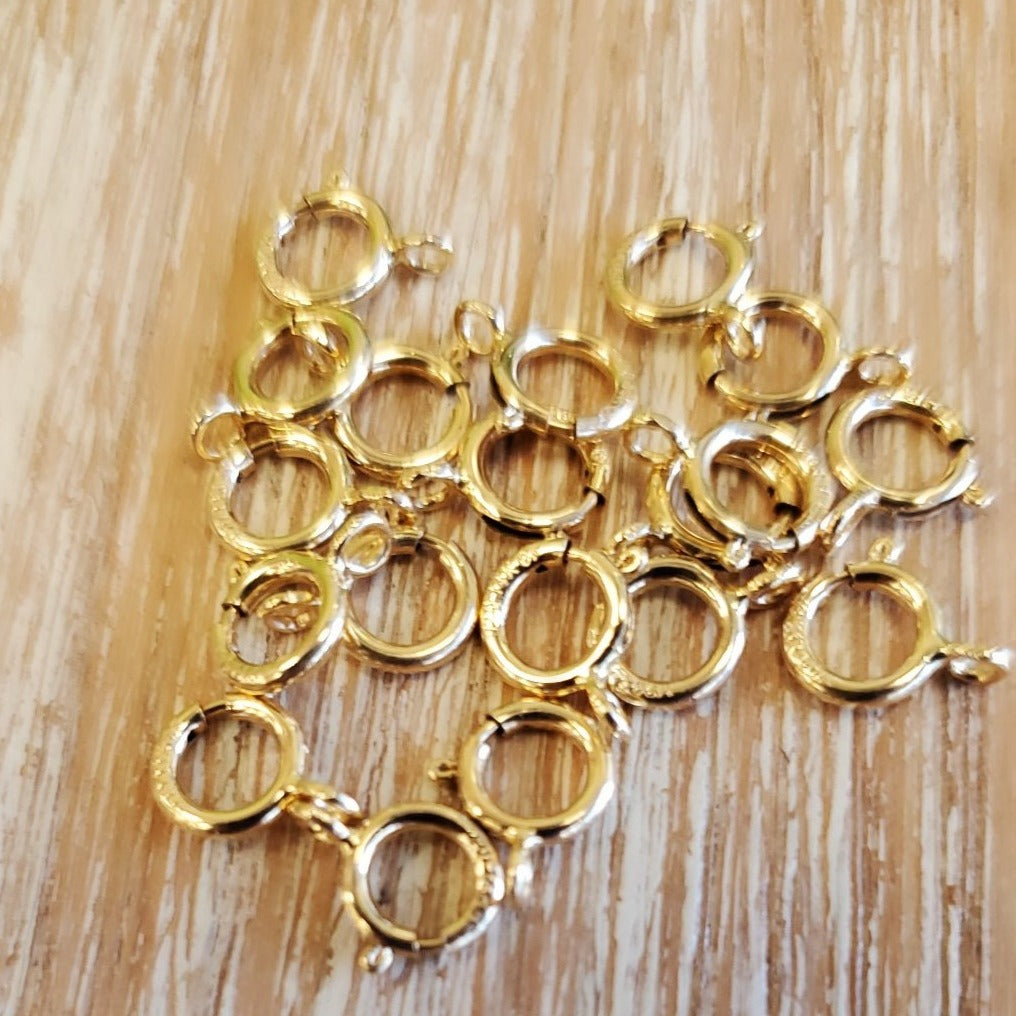 14K Spring Lock Gold Filled Clasps with ring | Bellaire Wholesale
