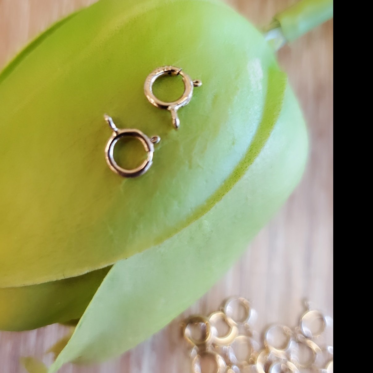 14K Spring Lock Gold Filled Clasps with ring | Bellaire Wholesale