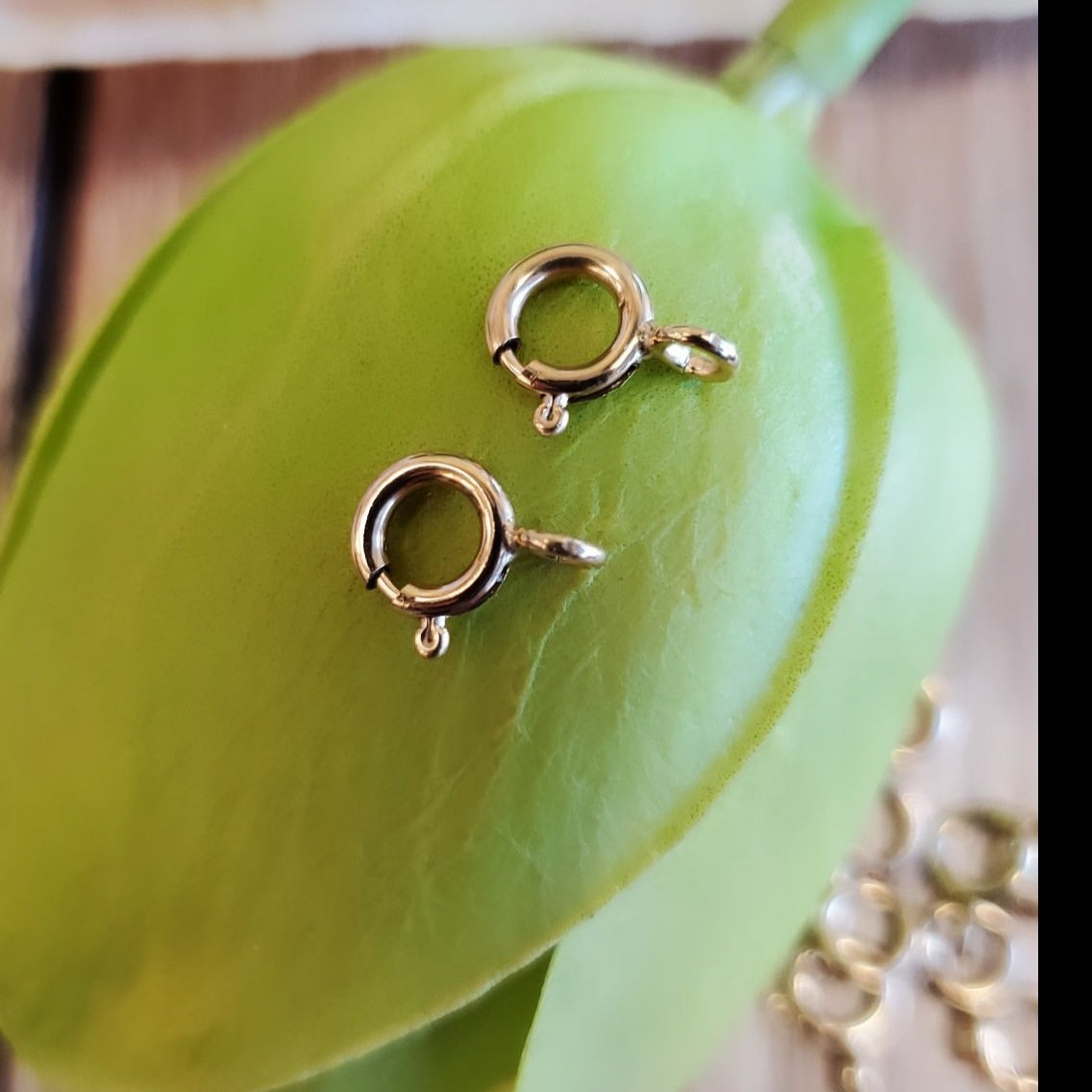 14K Spring Lock Gold Filled Clasps with ring | Bellaire Wholesale