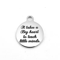 Teacher's Day Engraved Charm | Bellaire Wholesale