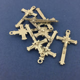 Alloy Crucifix Antique Silver Cross Charm | Bellaire Wholesale
