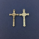 Alloy Crucifix Antique Silver Cross Charm | Bellaire Wholesale