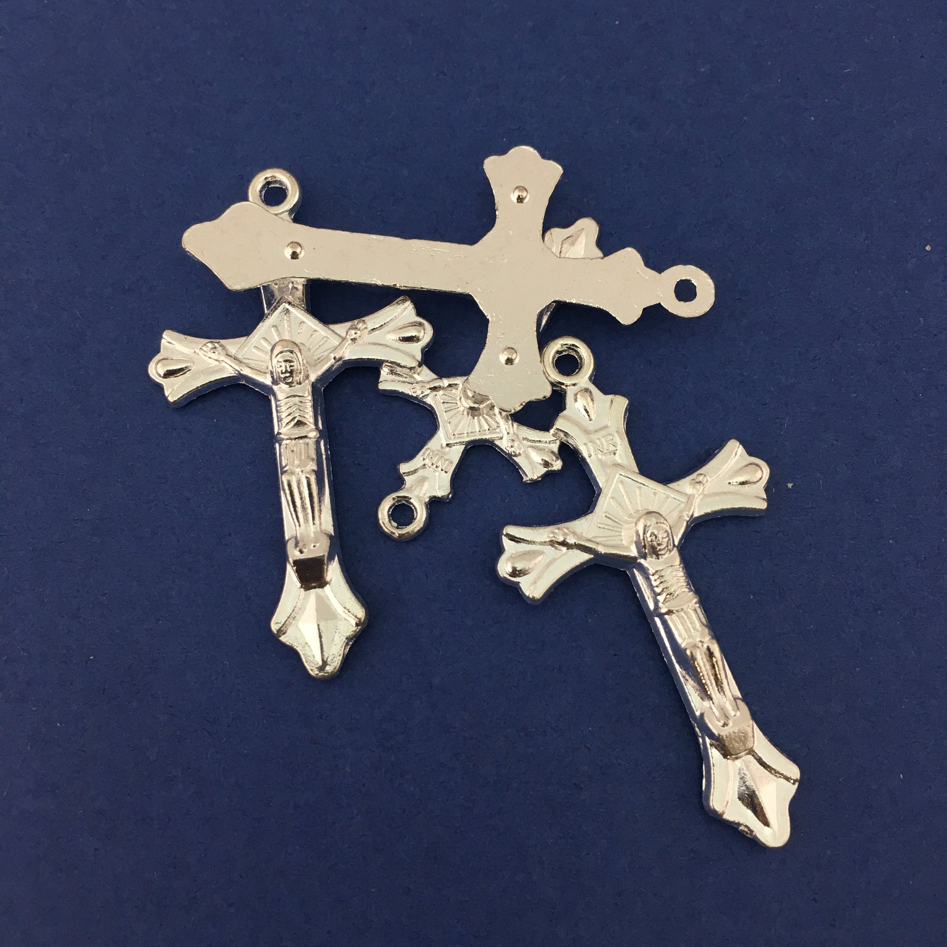 Alloy Crucifix Silver Cross Charm | Bellaire Wholesale