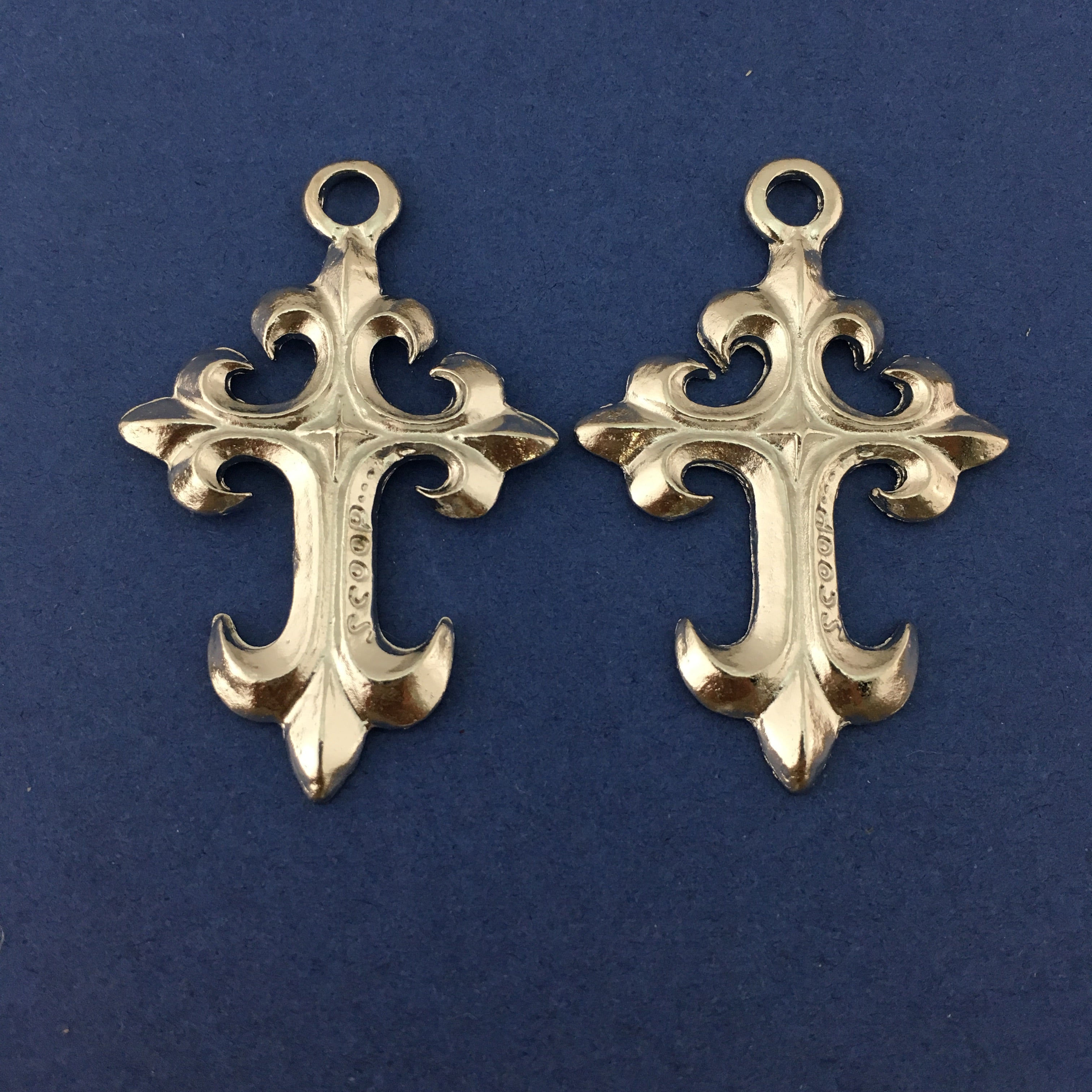 Alloy Orthodox Silver Cross Charm | Bellaire Wholesale