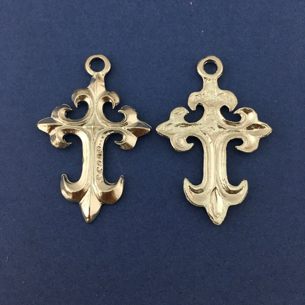 Alloy Orthodox Silver Cross Charm | Bellaire Wholesale