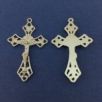 Alloy Silver Crucifix Cross Charm | Bellaire Wholesale