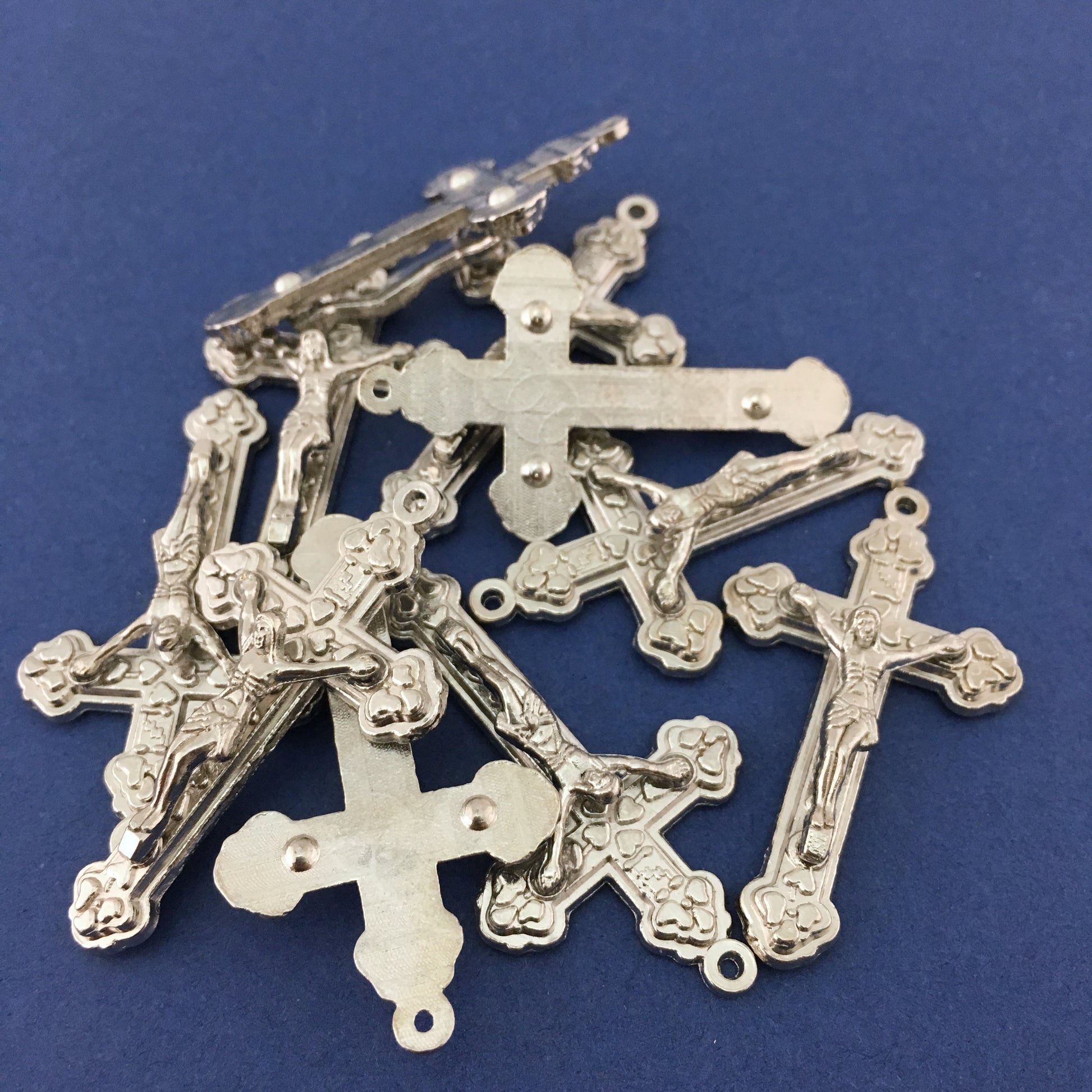 Alloy Silver Crucifix Cross Charm | Bellaire Wholesale