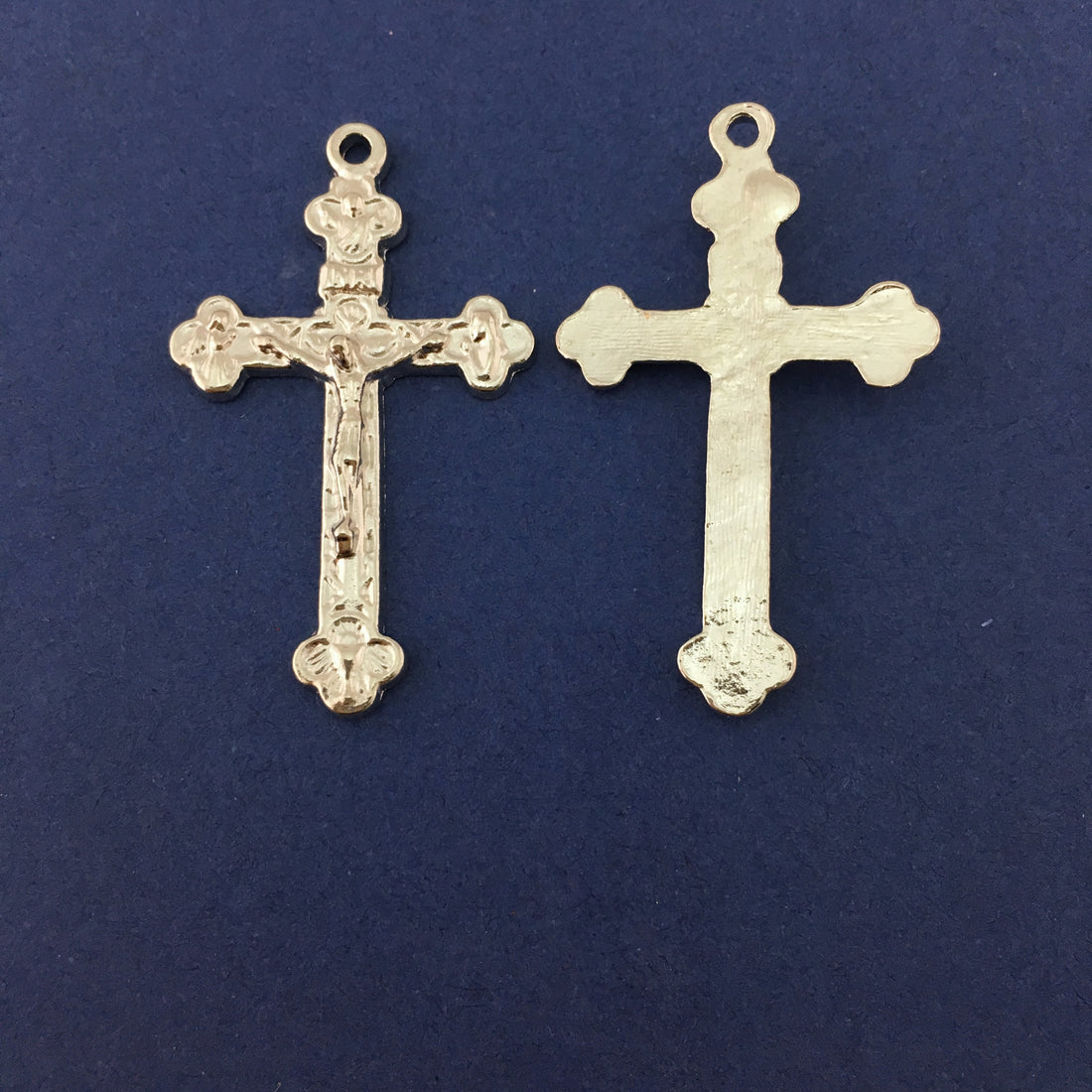 Alloy Silver Crucifix Cross Charm | Bellaire Wholesale