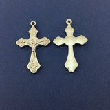 Alloy Silver Crucifix Cross Charm | Bellaire Wholesale