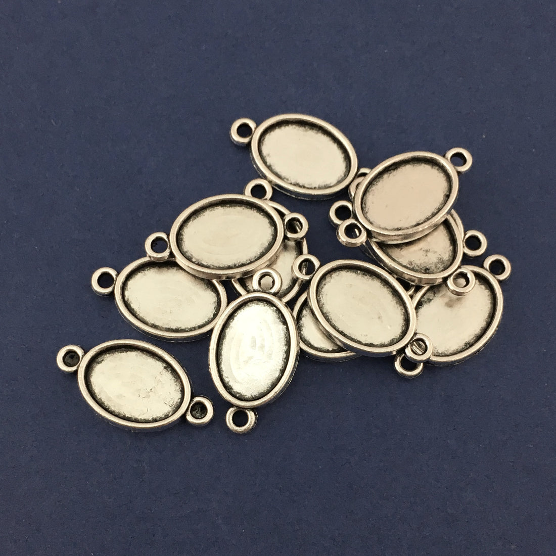 Oval Shape Alloy Jewellery Connectors | Bellaire Wholesale