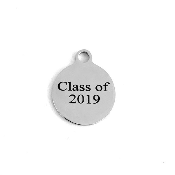 Class of 2019 - Graduation Gift Engraved Charm | Bellaire Wholesale