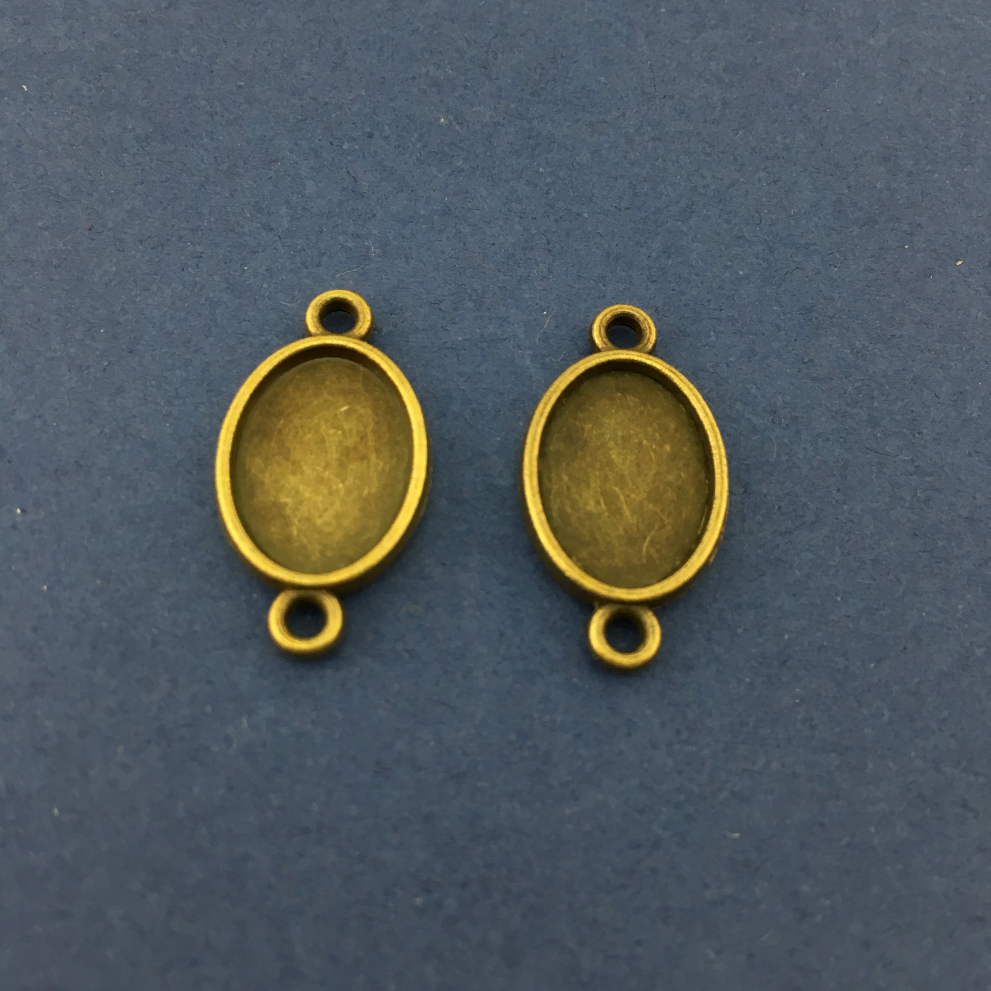 Bronze Oval Shape Alloy Jewellery Connectors | Bellaire Wholesale