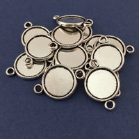 Gold Round Alloy Jewellery Connectors | Bellaire Wholesale