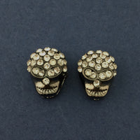 Alloy Gunmetal Skeleton Bead | Bellaire Wholesale