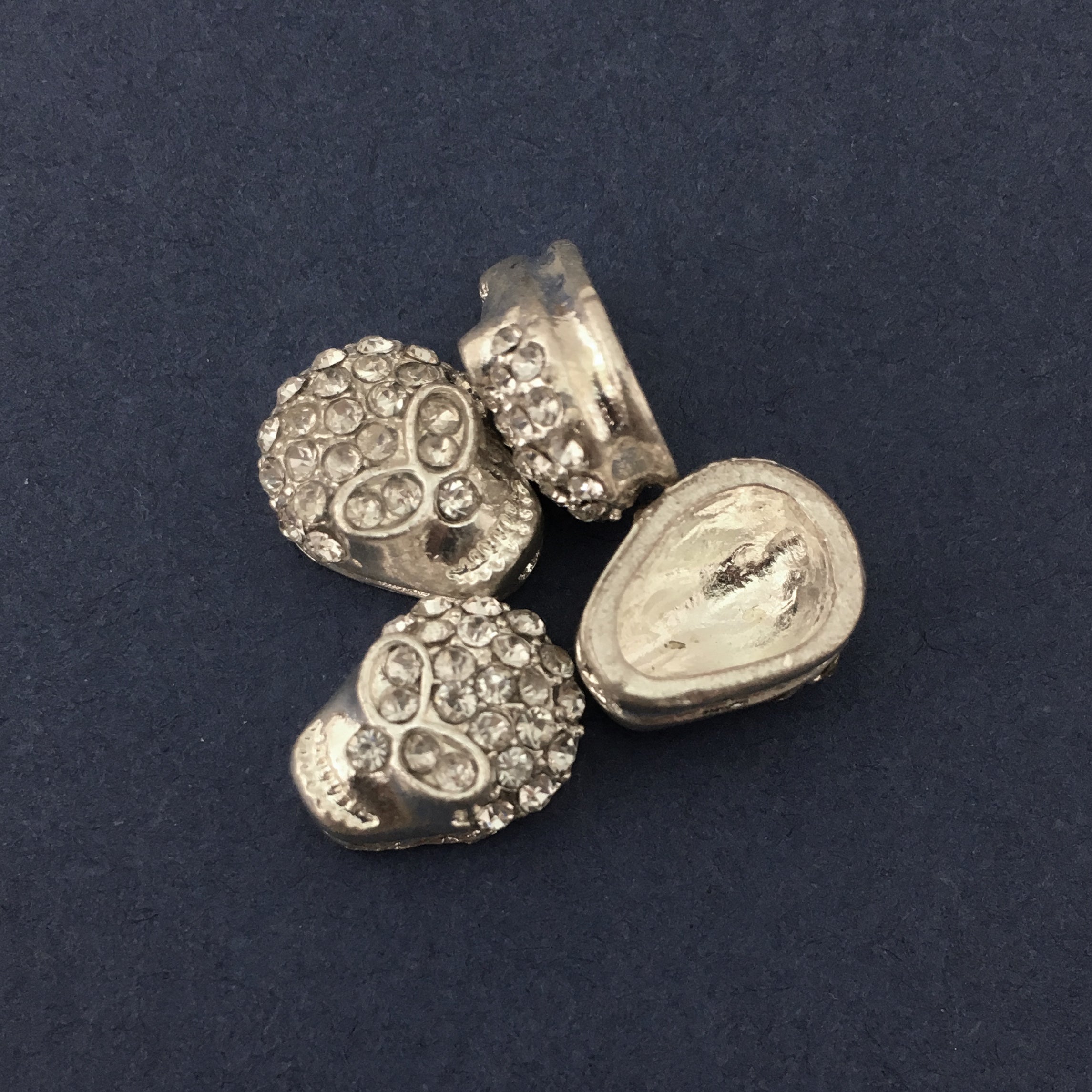 Alloy Silver Skeleton Bead | Bellaire Wholesale