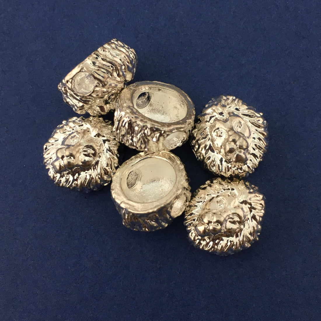 Alloy Silver Lion Bead | Bellaire Wholesale