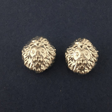 Alloy Silver Lion Bead | Bellaire Wholesale