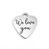 We love you Customized Charms | Bellaire Wholesale