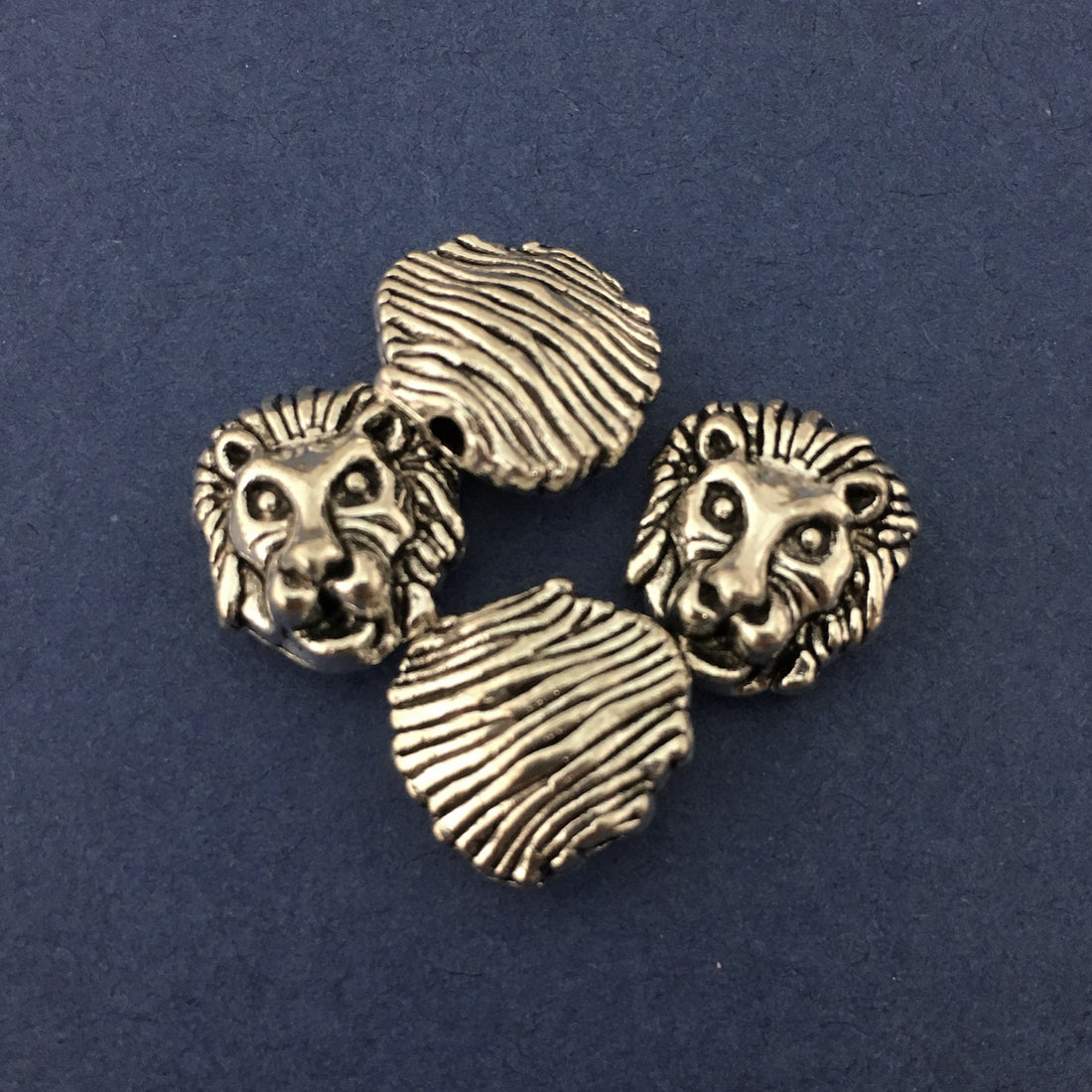 Alloy Silver Lion Bead | Bellaire Wholesale