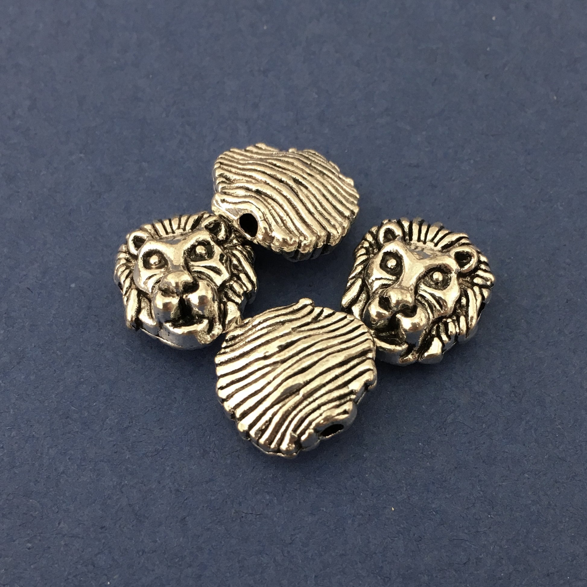 Alloy Silver Lion Bead | Bellaire Wholesale
