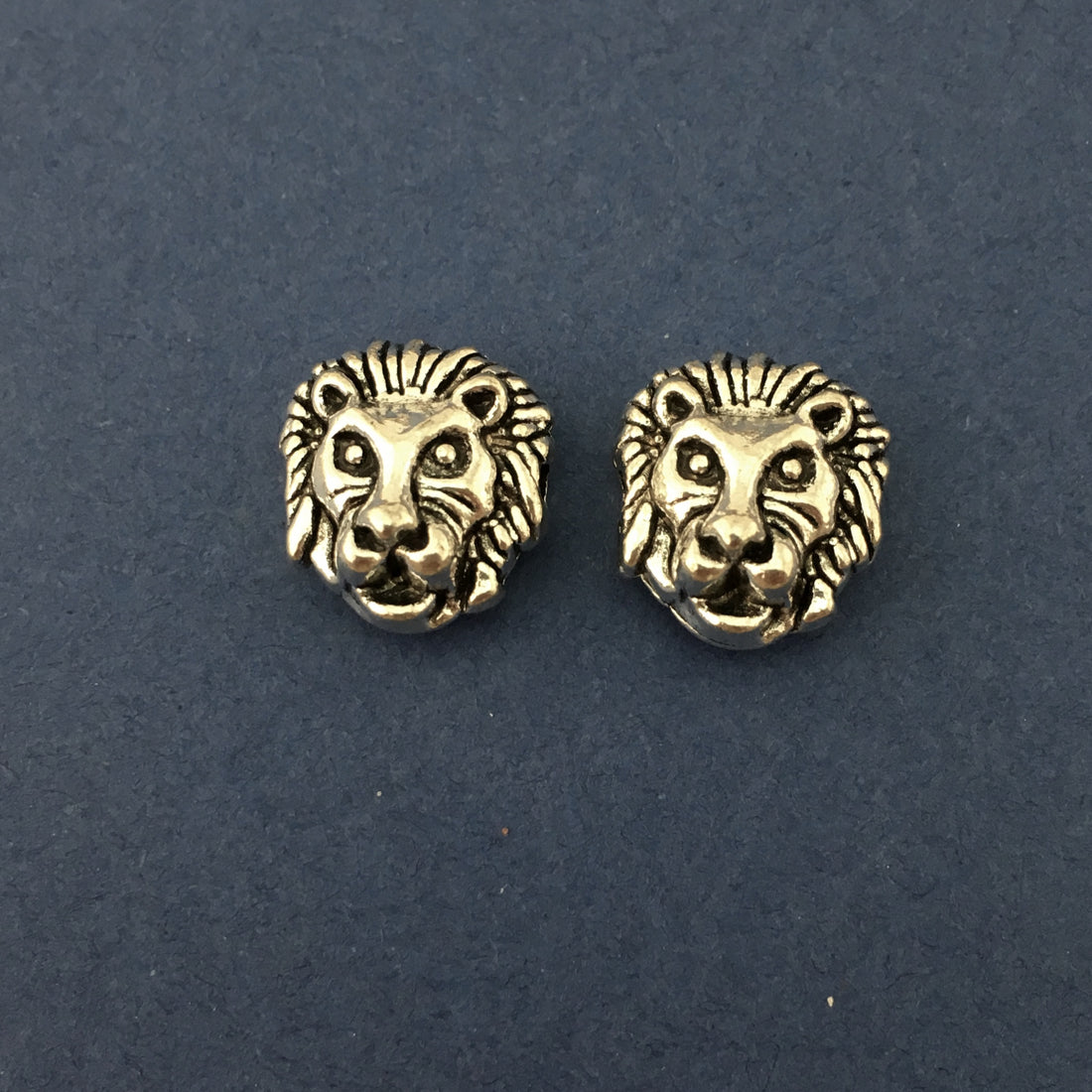 Alloy Silver Lion Bead | Bellaire Wholesale