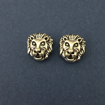 Alloy Silver Lion Bead | Bellaire Wholesale