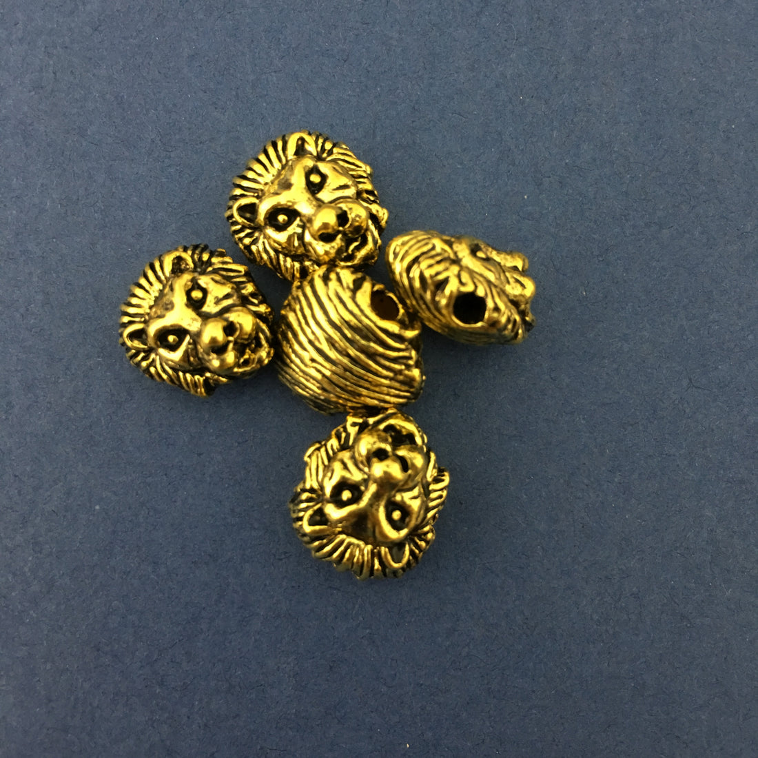 Alloy Gold Lion Bead | Bellaire Wholesale