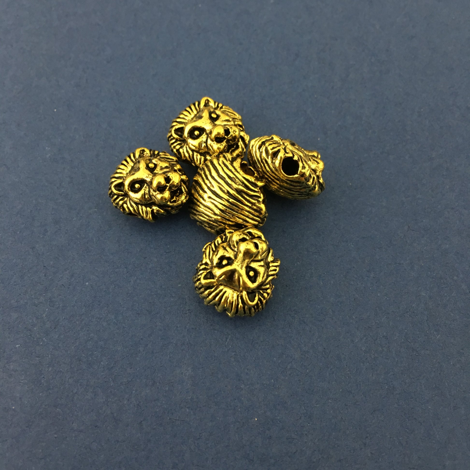 Alloy Gold Lion Bead | Bellaire Wholesale
