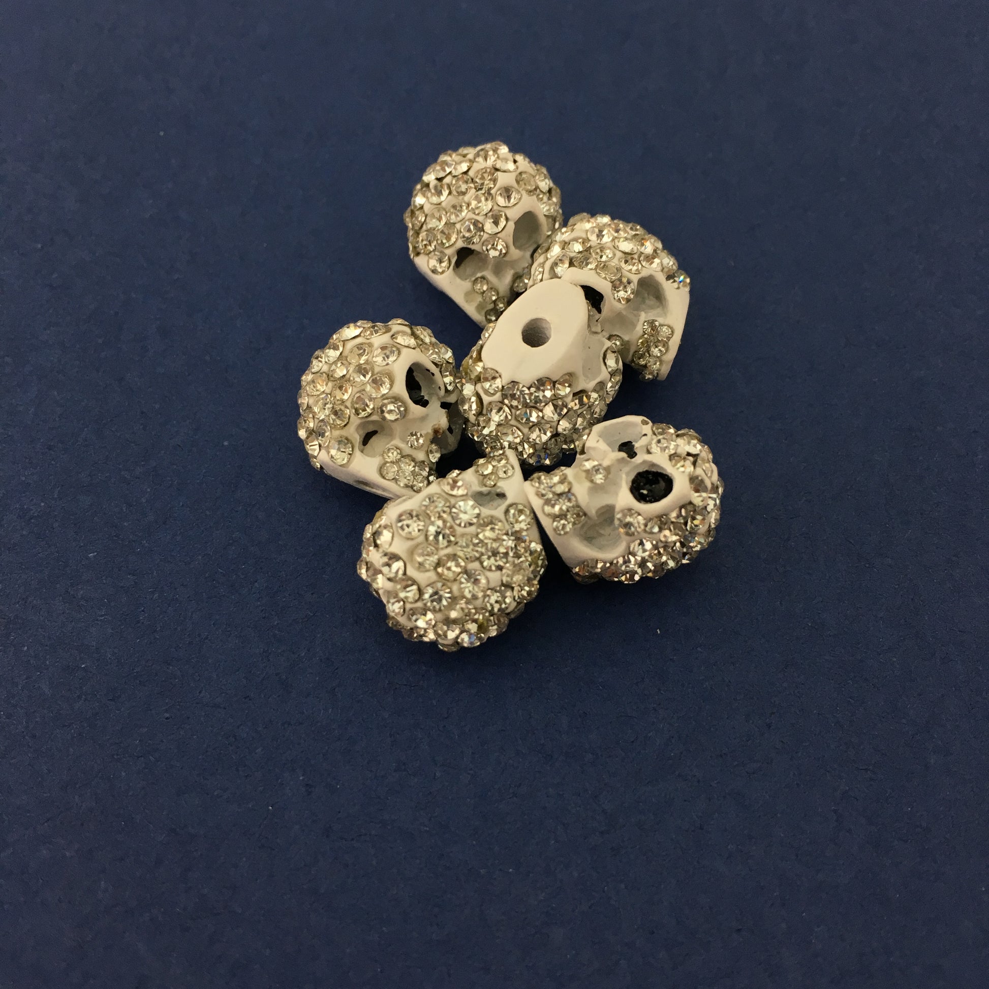 Alloy White Skeleton Bead | Bellaire Wholesale