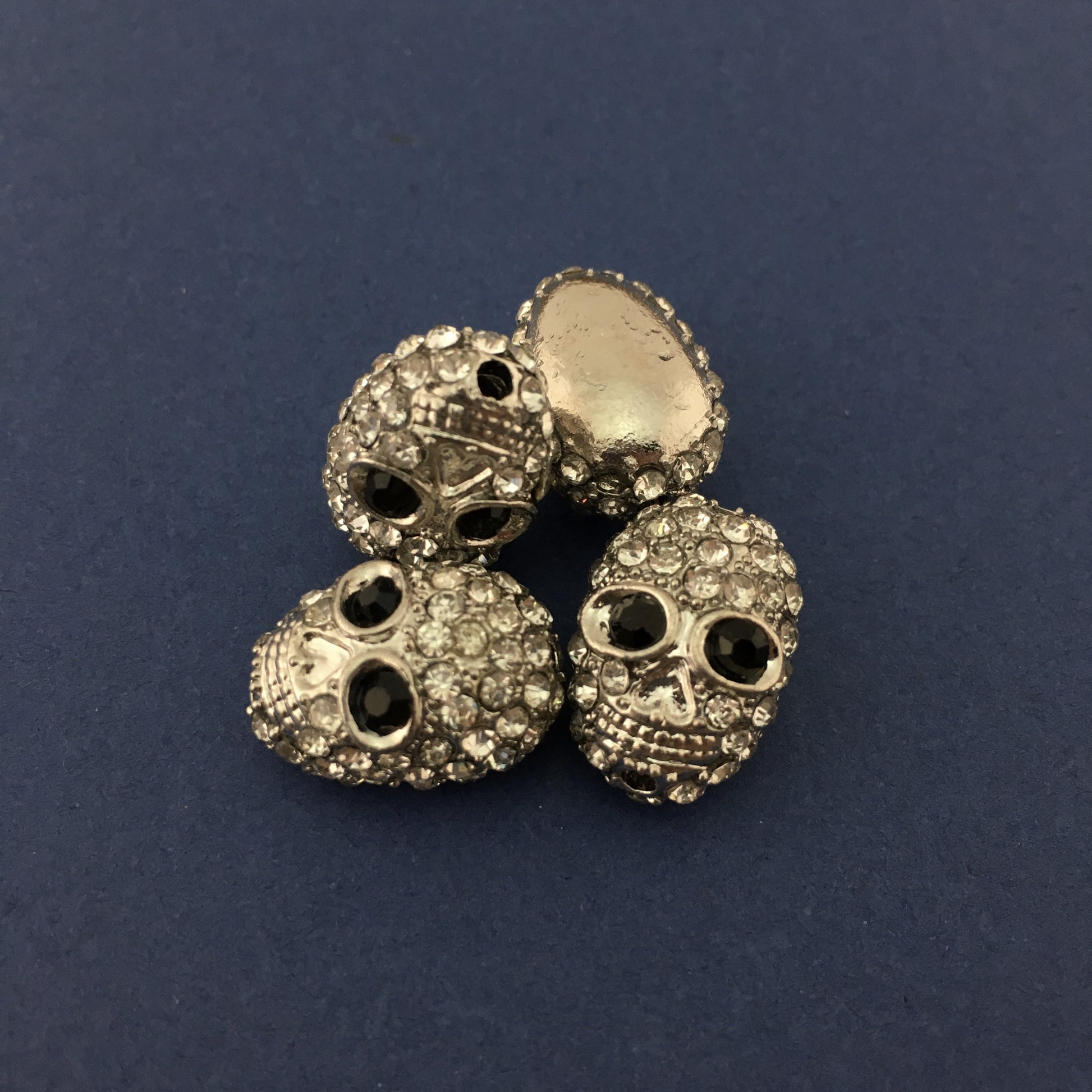 Alloy Silver Skeleton Bead | Bellaire Wholesale